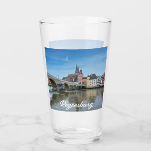 Verre Pont de pierre à Ratisbonne, Allemagne