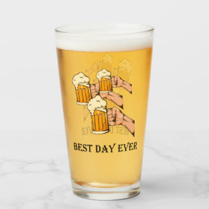 Verre Pop Art Cheers Bières Meilleur Jour Jamais