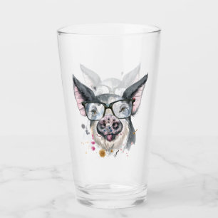 Verre Porc à la mode