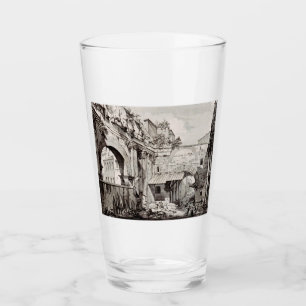 Verre Portique d'Octavie Rome Art en Noir et Blanc