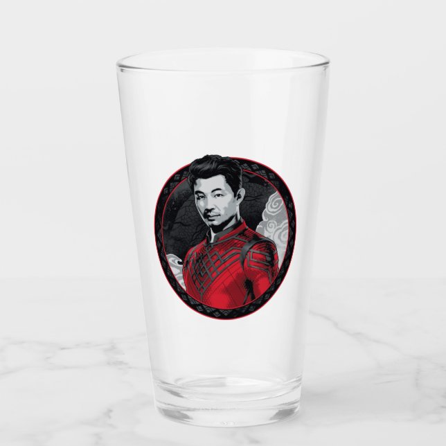 Verre Portrait circulaire Shang-Chi (Devant)