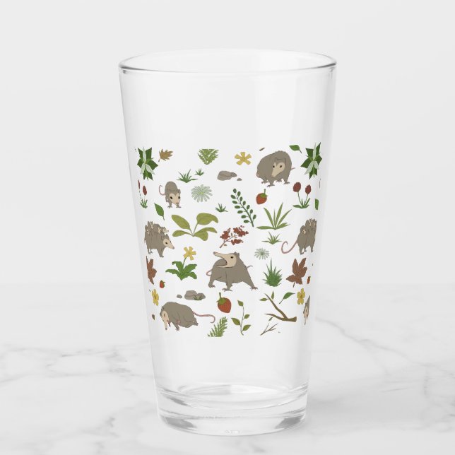 Verre Possum dans un champ de Berry (Devant)