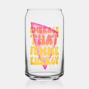 Verre pouvant contenir l'énergie de la féminité