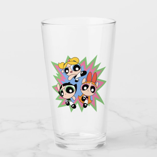 Verre Powerpuff Girls Powfactor (Devant)