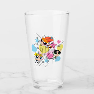 Verre Powerpuff Girls Townsville Pattern