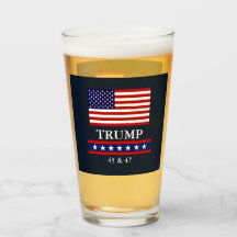 PRÉSIDENT DONALD TRUMP GLASS
