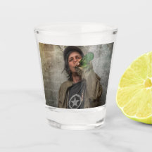 Verre pris avec l'homme alcoolique luzkovyvagon