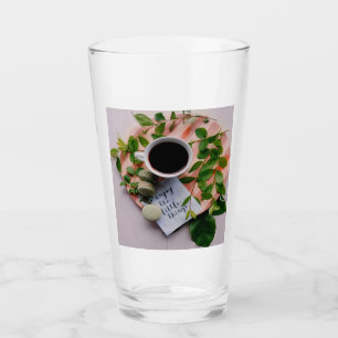 Verre Profitez Des Petites Choses Café Cookies Paix