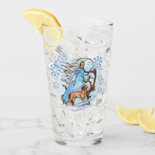 Verre Promenade d'hiver (Devant glace)