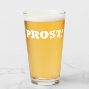 Verre Proost ! Bière Octoberfest