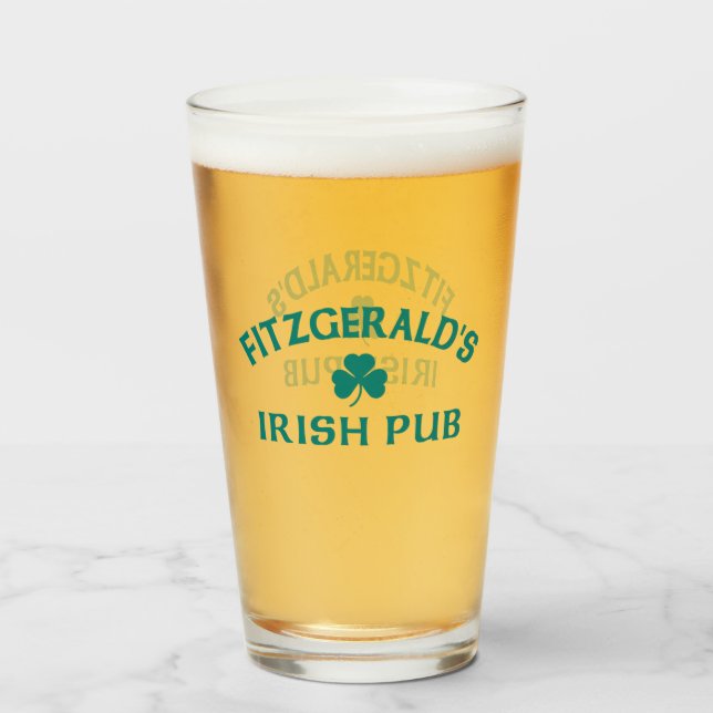 Verre Pub irlandais de Fitzgerald  (Devant (rempli))