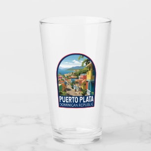 Verre Puerto Plata République Dominicaine Voyage Art Vin