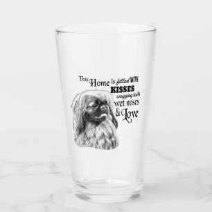 Verre Queue de Pékin citation de chien