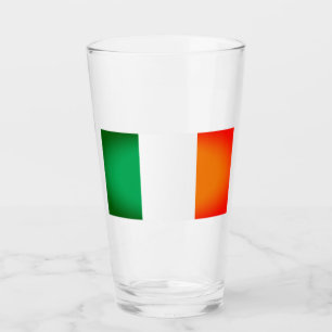 Verre Racines irlandaises de New York - Drapeau de l'Irl