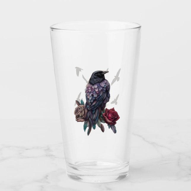 Verre Ravens Drinking or Beer Glass (Devant)