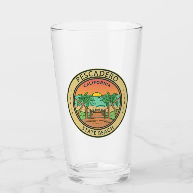 Verre Redwood National Park Californie Vintage (Devant)