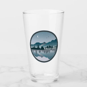 Verre Réflexion du lac Falls en Caroline du Nord
