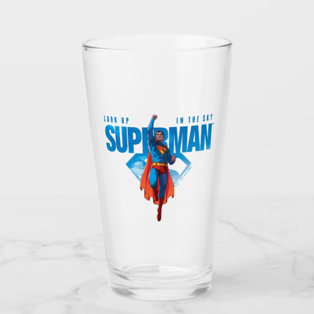 Verre Regarde ça, Superman (Devant)