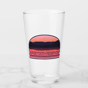 Verre Réservoir Horsetooth Colorado Red Sunrise