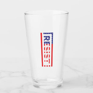 Verre RÉSISTER Drapeau des États-Unis