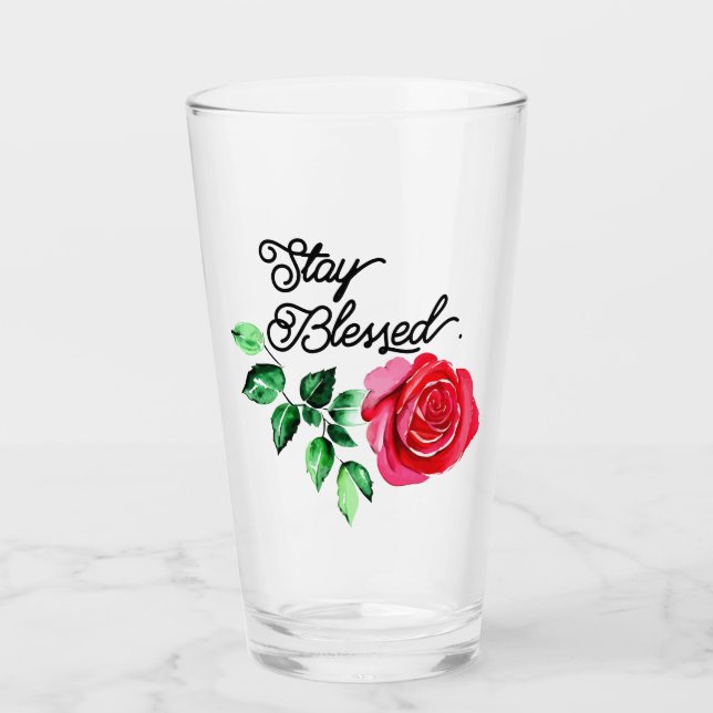 Verre Restez béni (Devant)