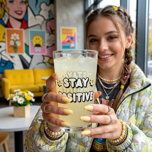 Verre Restez Positif