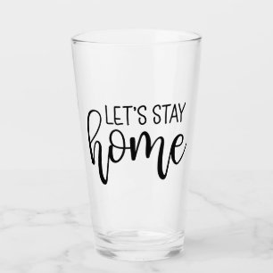 Verre Restons à la maison