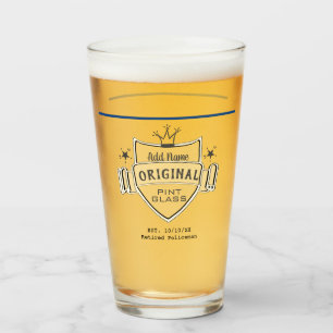 Verre RETRAITE DES HOMMES (AJOUTER UN NOM) Légère Loi su