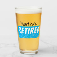 Retraité Funny Happy Hour Personnalisé