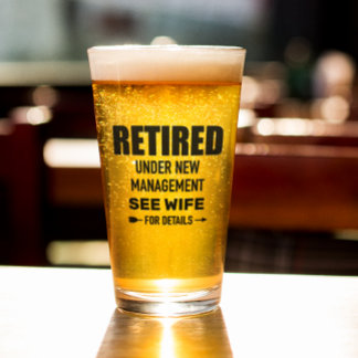 Verre Retraité sous la nouvelle direction Voir Femme T-S