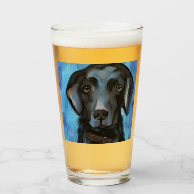 Verre Retriever du Labrador  (Devant (rempli))