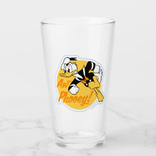 Verre Rétro Badge "Oh zut alors" Donald Duck