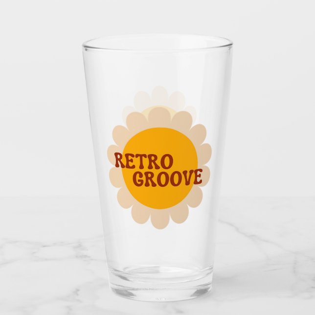 Verre Retro Groove Glass (Devant)