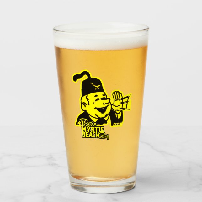 Verre retro myrtbeach (Devant (rempli))