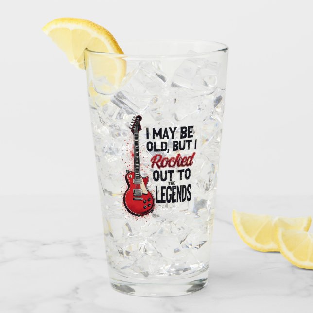 Verre Retro Rock Guitare Classique Musique Nostalgie Des (Devant glace)