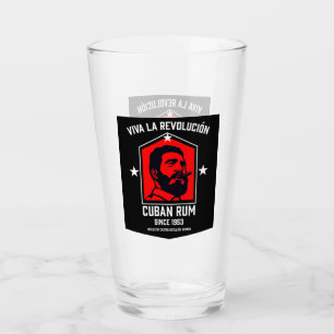 Verre Révolution des buveurs de rhum Libre à Cuba