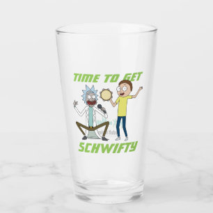 Verre RICK ET MORTY™  Il Est Temps D'Obtenir Schwifty