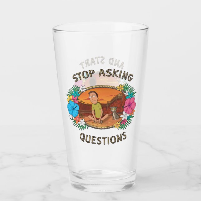 Verre RICK ET MORTY™ | Pourquoi ne pas s'amuser (Devant)