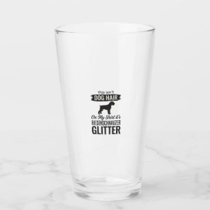 Verre Riesenschnauzer Pailleté Création Drôle pour Amate