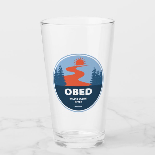 Verre Rivière Obed Sauvage Et Pittoresque (Devant)