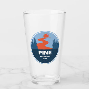 Verre Rivière sauvage et panoramique Pine
