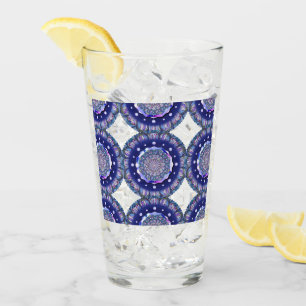 Verre Rosace bleue