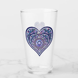 Verre Rosace bleue