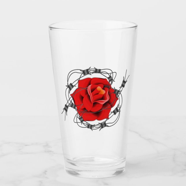Verre Rose tangled (Devant)
