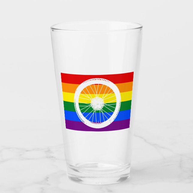 Verre Roue cyclable de la Fierté (Devant)