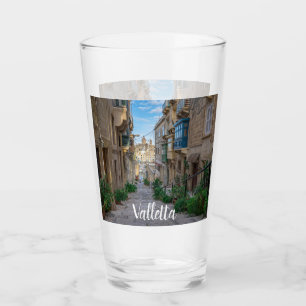 Verre Rue de pierre étroite à Malte