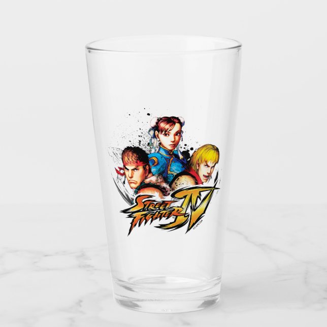 Verre Ryu, Ken et Chun-Li (Devant)