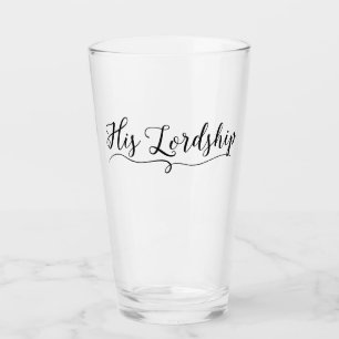 Verre "Sa seigneurie"