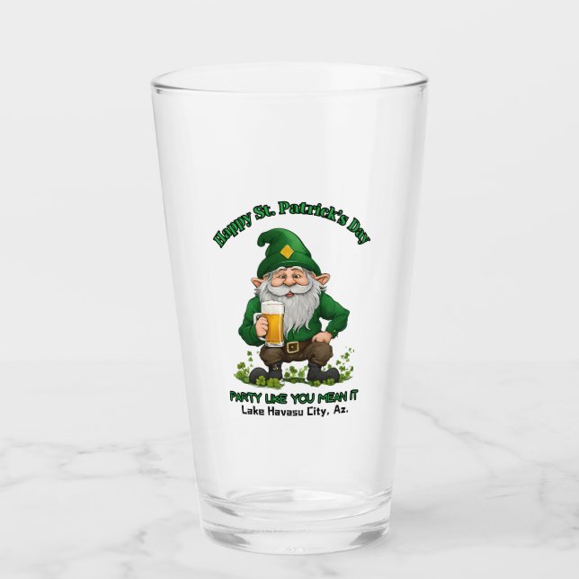 Verre Saint Patrick's Day (Devant)