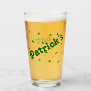 Verre Saint Patrick's day toast Cheer : Sláinte